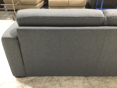 Dex 2.5 Seater Fabric Memory Foam Sofa Bed - 8