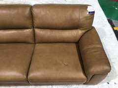 Dion 2.5 Seater Leather Modular with Chaise - 8