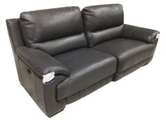 Rhodes Leather Recliner Sofa - 2