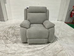 Vancouver Fabric Electric Recliner Armchair - 3