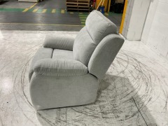 Vancouver Fabric Electric Recliner Armchair - 6