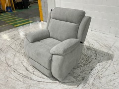 Vancouver Fabric Electric Recliner Armchair - 7