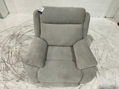 Vancouver Fabric Electric Recliner Armchair - 8
