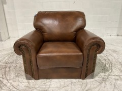 Cambridge Leather Armchair - 2