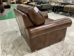 Cambridge Leather Armchair - 4