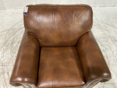 Cambridge Leather Armchair - 7