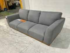 Heston 3 Seater Fabric Sofa - 6