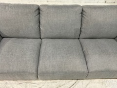 Heston 3 Seater Fabric Sofa - 9