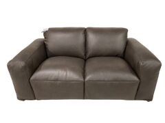 Softy 2 Seater Leather Sofa - 2