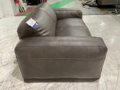 Softy 2 Seater Leather Sofa - 10