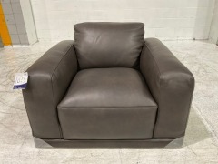 Softy Leather Armchair - 3