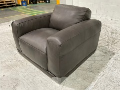 Softy Leather Armchair - 4