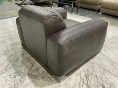 Softy Leather Armchair - 7