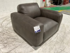 Softy Leather Armchair - 8