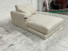 Zara Petite 3 Seater Fabric Corner Modular Lounge with terminal - 4