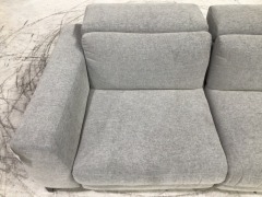 Cameo 2 Seater Fabric Electric Recliner Sofa - 4