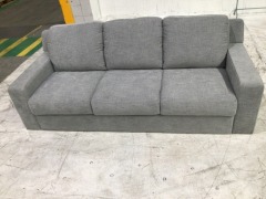 Berlin 3 Seater Fabric Sofa - 2