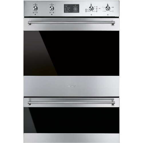 Smeg 60cm thermoseal pyrolytic double oven DOSPA6395X