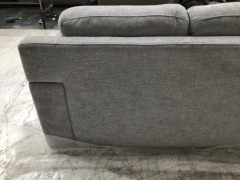 Berlin 3 Seater Fabric Sofa - 11