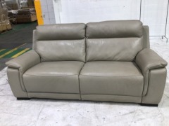 2.5 Seater Leather Sofa - 2