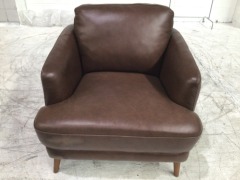 Zane Leather Armchair - 2