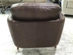Zane Leather Armchair - 7