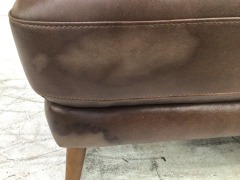Zane Leather Armchair - 9