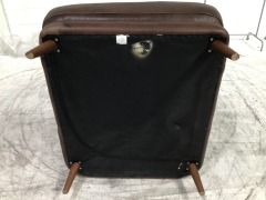Zane Leather Armchair - 11
