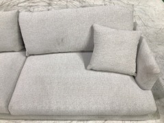 3 Seater Fabric Sofa - 4