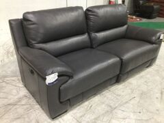 Rhodes Leather Recliner Sofa - 6