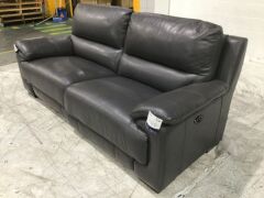 Rhodes Leather Recliner Sofa - 7