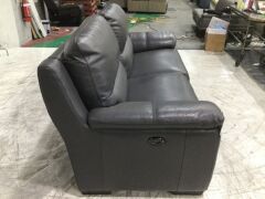 Rhodes Leather Recliner Sofa - 9
