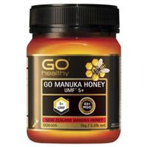 2 x GO Healthy Manuka Honey UMF 5+ (MGO 80+) 1kg (Not For Sale In WA)