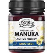 Barnes Naturals Australian Manuka Honey 500g MGO 550+
