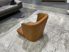 Havana Accent Leather Chair - 4