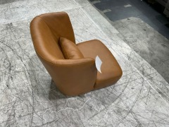 Havana Accent Leather Chair - 7