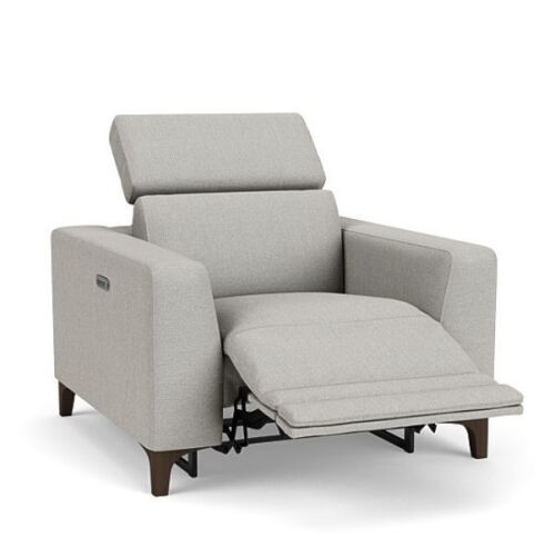 Cameo Fabric Electric Recliner Armchair with Adjustable Headrest
