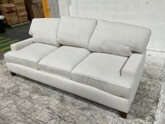3 Seater Fabric Sofa - 3