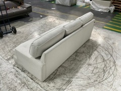 Zara 3 Seater Fabric Sofa - 4