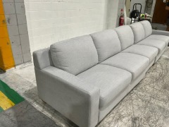 Cooper 5 Seater Fabric Sofa - 2