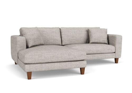Zara Petite 2.5 Seater Fabric Lounge with Chaise