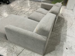Alana 2 Seater Fabric Lounge with Chaise - 4