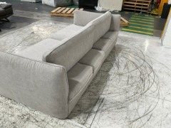 Atlas Fabric Sofa with Adjustable Backrest - 4