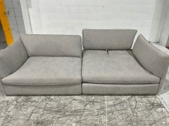 Atlas Fabric Sofa with Adjustable Backrest - 7