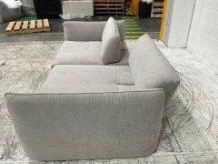 Atlas Fabric Sofa with Adjustable Backrest - 8
