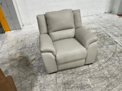 Carlton Leather Electric Recliner Armchair - 3