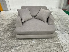 Snuggle Fabric Armchair - 2