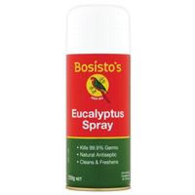 12 x Bosistos Eucalyptus Spray 200g, Natural antiseptic, effective germ killer,