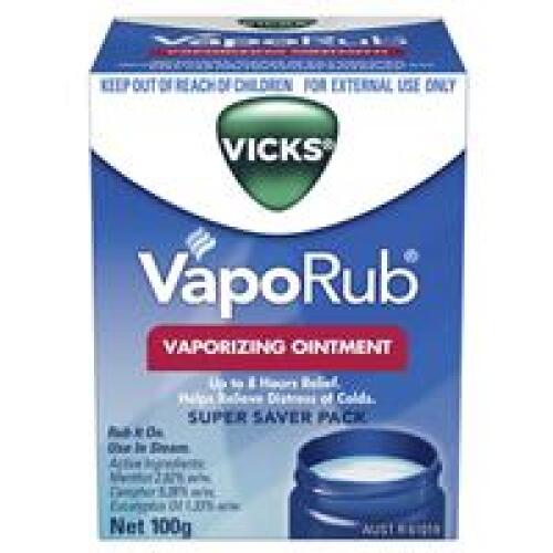 7 x Vicks VapoRub Ointment Decongestant Chest Rub 100g