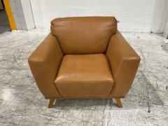 Heston Leather Armchair - 3